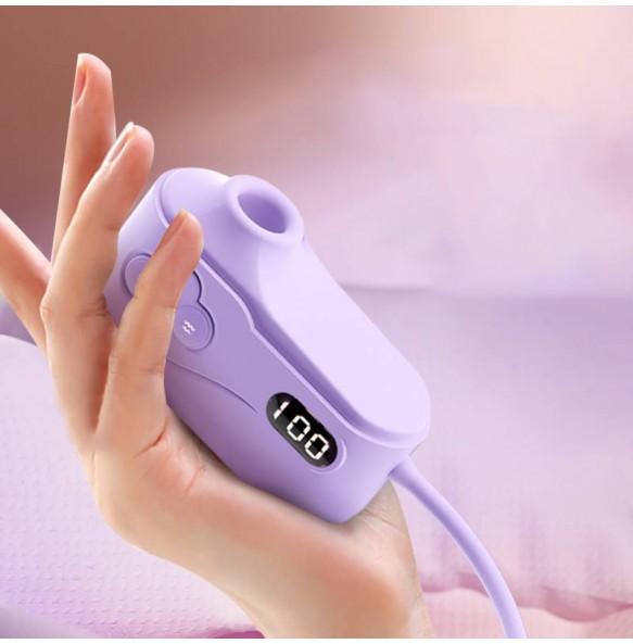 QUER - Fantasy Earphone Sucking Vibrator (Chargeable - Purple)